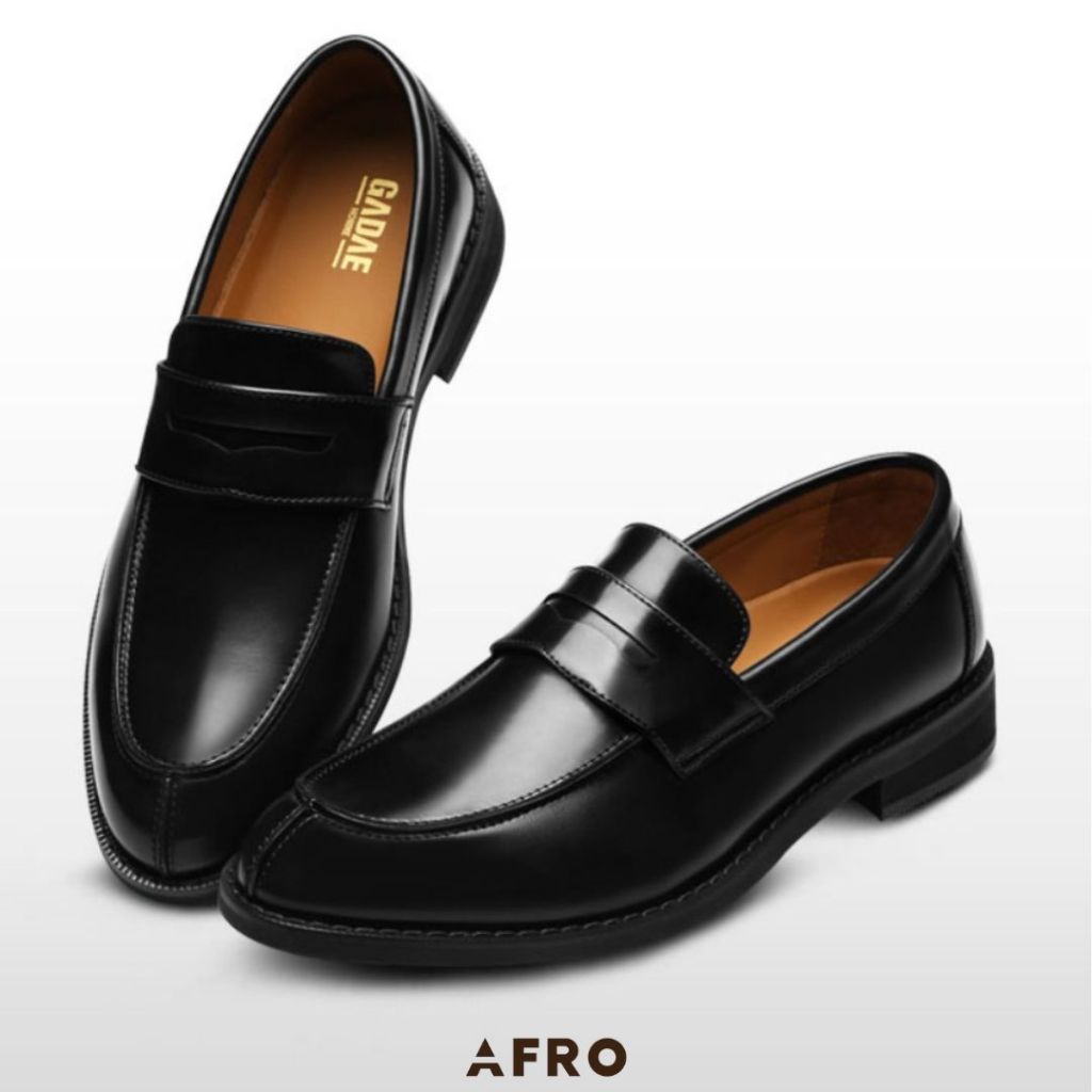 Giày loafer nam da bóng Hàn Quốc 10904