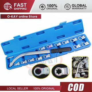 Bộ dụng cụ tháo lắp dây curoa & ốc khó ô tô - 13 chi tiết đa năng, Cầm tay tiện lợi