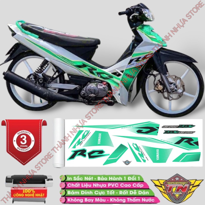 Tem RC 2019 Sirius - Tem rời dán Sirius RC 3 lớp cao cấp