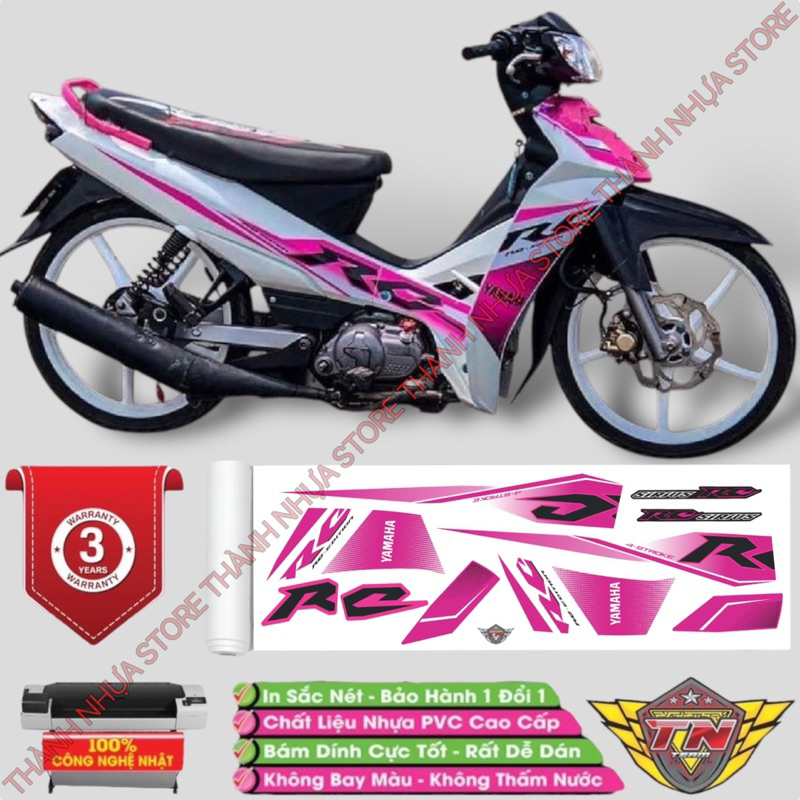 Tem RC 2019 Sirius - Tem rời dán Sirius RC 3 lớp cao cấp