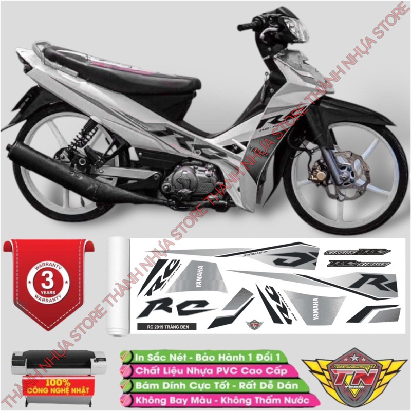 Tem RC 2019 Sirius - Tem rời dán Sirius RC 3 lớp cao cấp
