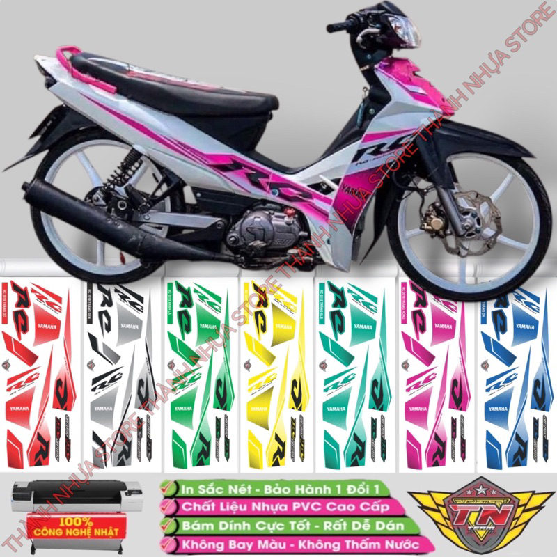Tem RC 2019 Sirius - Tem rời dán Sirius RC 3 lớp cao cấp