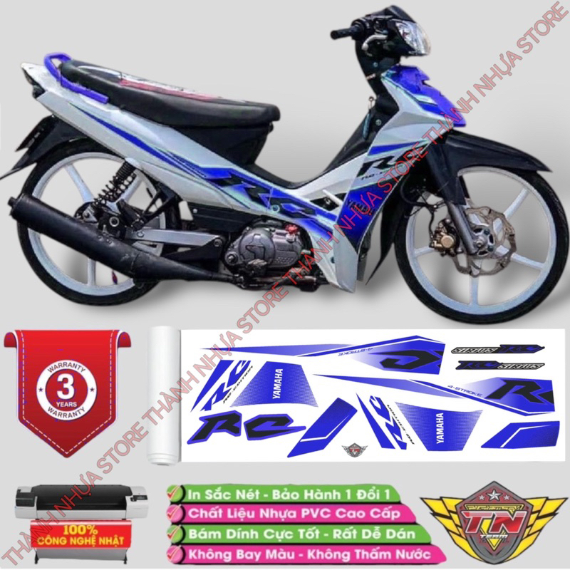 Tem RC 2019 Sirius - Tem rời dán Sirius RC 3 lớp cao cấp