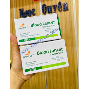 Kim lấy mụn - Kim chích máu Blood Lancet Hộp 200 cây