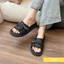 Dép nữ quai ngang 9968 mi2 đế cao bản QCCC - Dép ulzzang nữ sang chảnh full hộp mẫu mới nịnh chân