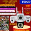 Camera yoosee wifi ngoài trời F50JD 4 mắt 3 màn hình 20Mpx, 3 mắt xoay 360 độ, đàm thoại 2 chiều, xem đêm có màu