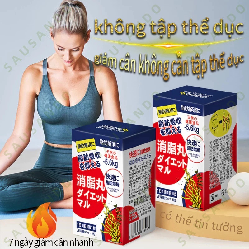 SAUSANDO Giảm Cân Cấp Tốc Trong 7 Ngày Giảm cân nhanh,giảm 3-5kg trong 10 ngày cơ địa lỳgiảm cân cấp tốc 7 ngày,