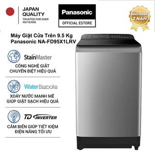 [TRẢ GÓP 0%] Máy Giặt Panasonic 9.5 Kg NA-FD95X1LRV- Miễn phí lắp đặt