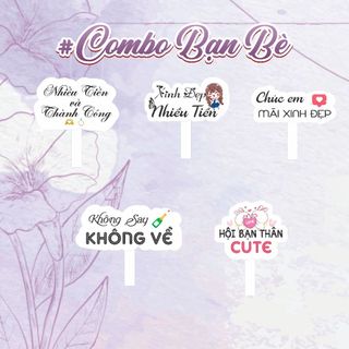 Combo 5 Hashtag Sinh nhật, Phụ kiện chụp ảnh
