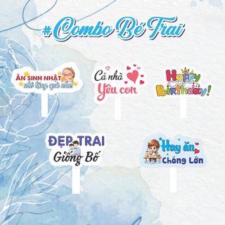 Combo 5 Hashtag Sinh nhật, Phụ kiện chụp ảnh