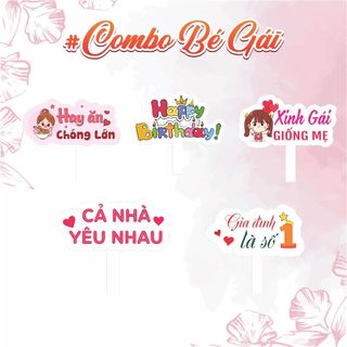 Combo 5 Hashtag Sinh nhật, Phụ kiện chụp ảnh