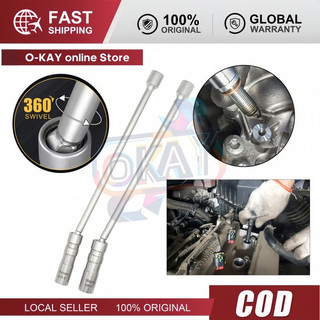 Cờ lê ổ cắm nam châm 14mm, 16mm – Tháo bugi kéo dài, 12 góc, dụng cụ sửa ô tô 3/8"