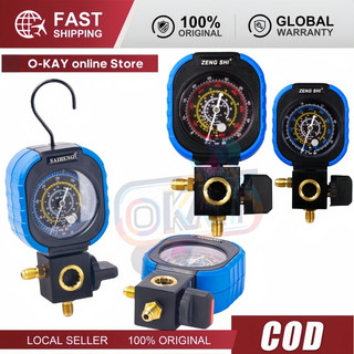 Đồng Hồ Gas Đơn Đo Áp Suất Điều Hòa – Dùng Cho R22, R134, R410, R32