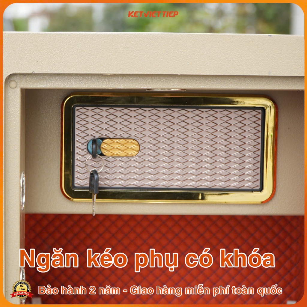 Két Sắt Thông Minh Kết Nối Điện Thoạ KVTM Đủ Kích Thước Vân Tay Điện Tử thế hệ mới cao cấp chính hãng