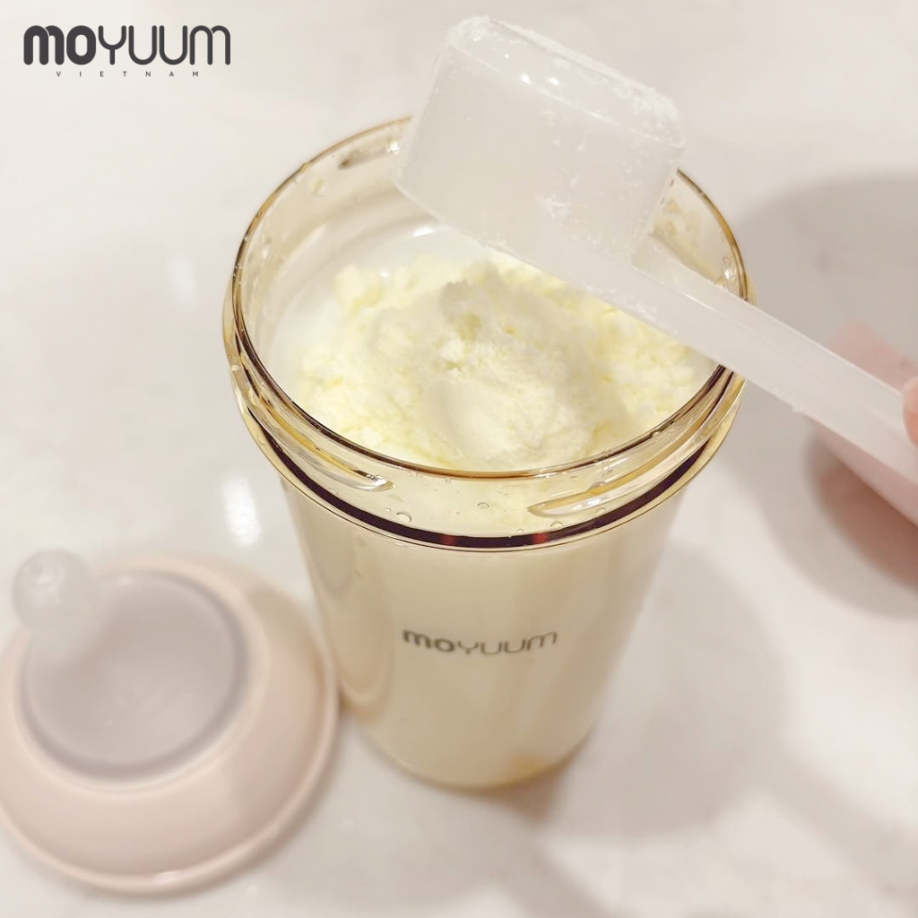Bình sữa Moyuum PPSU Mov.aa - 250ml - Bản họa tiết - Màu trắng