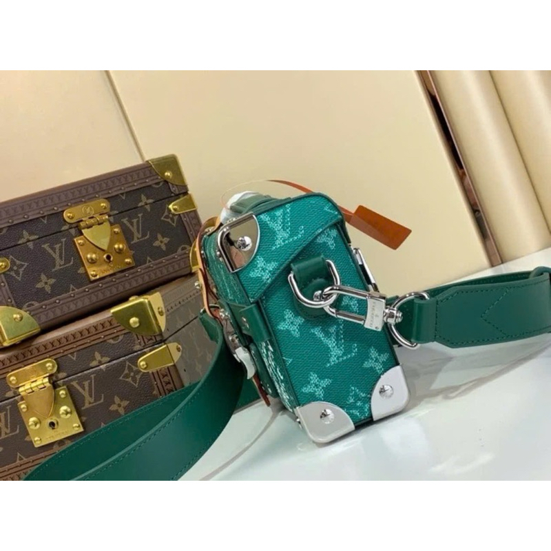 ⚡️[Hight Quality] Túi Đeo Chéo 1-\/ Soul Handbag Green - Điểm Nhấn Logo Monogram Phối Chân Mini Full Box Qccc Nam Nữ
