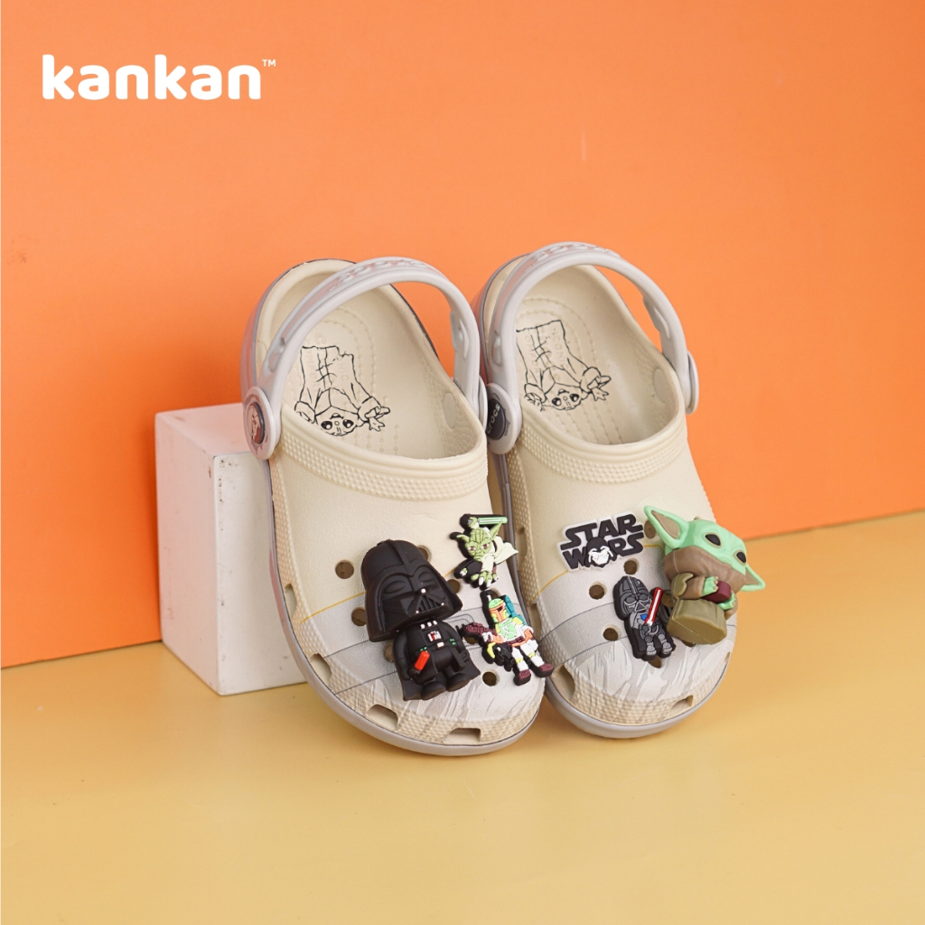 [Bản Cao Cấp] Dép Sục Cross Cho Bé Trai KanKanStore Sục Trẻ Em Đã Bao Gồm Sticker StarWar KA35