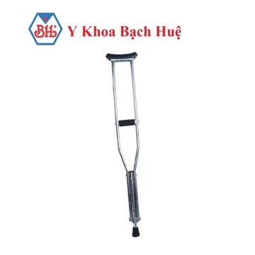 Nạng chống nách inox hổ trợ tập đi. Nạng inox là dụng cụ hỗ trợ người khuyết tật được nhiều người tin dùng