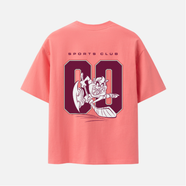 Ảnh Áo Thun BOO Unisex Overfit In Hình Looney Tunes Taz Hoạt Hình Ngộ Nghĩnh đáng yêu 2