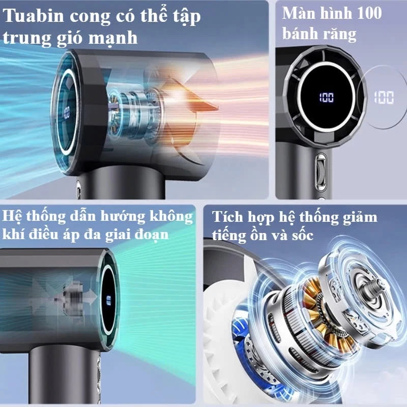 Quạt cầm tay mini nhỏ gọn tiện lợi, tốc độ gió mạnh siêu mát, thiết kế nhỏ nhẹ, dễ dàng cầm nắm
