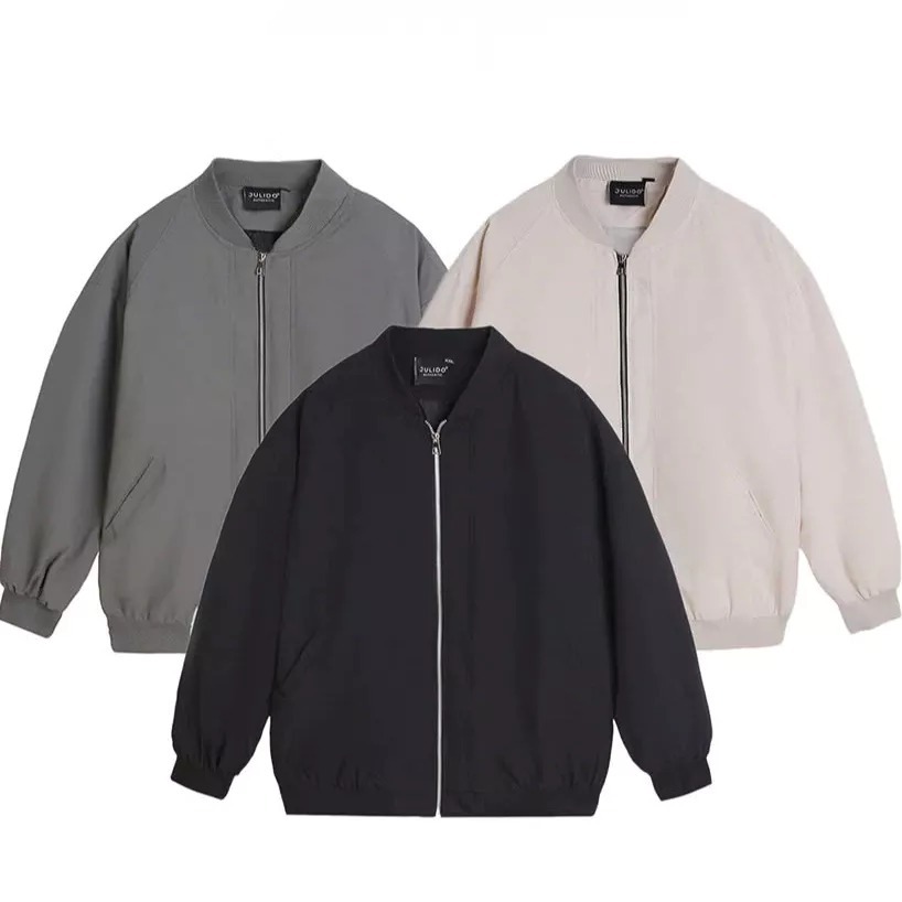 Aó  Khoác Bomber Dù Hai Lớp Chống Nước Cản Gió Chống Tia Uv Menwear Jacket, Có Túi Trong 2025