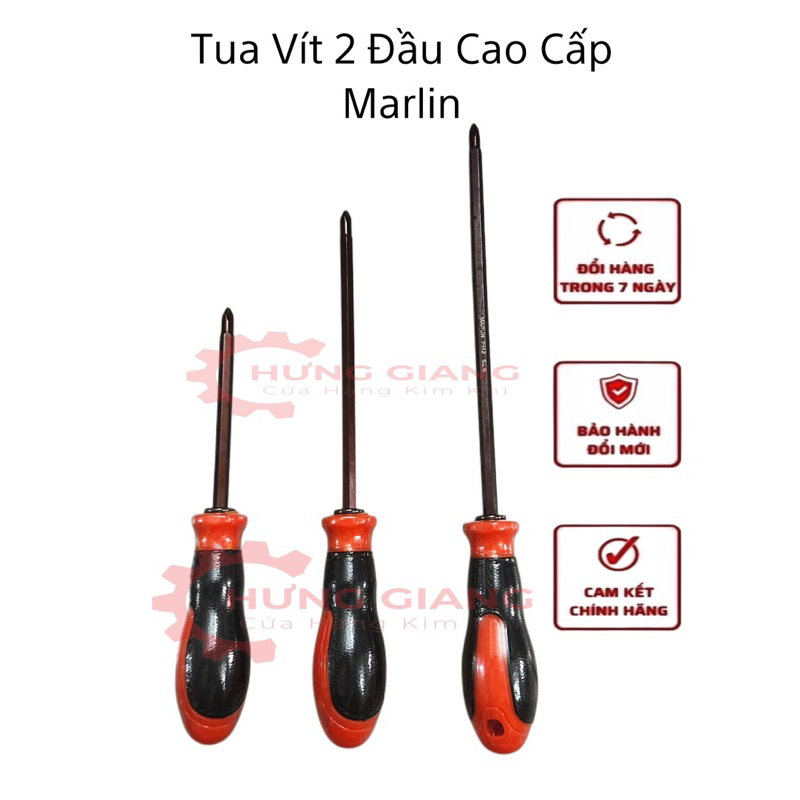 Tua Vít, Tô Vít 2 Đầu Marlin Cao Cấp Cứng Cáp Chống Rỉ