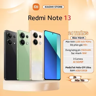 Điện thoại XIAOMI Redmi Note 13 (6GB/128GB) - Chính hãng bảo hành 18 tháng