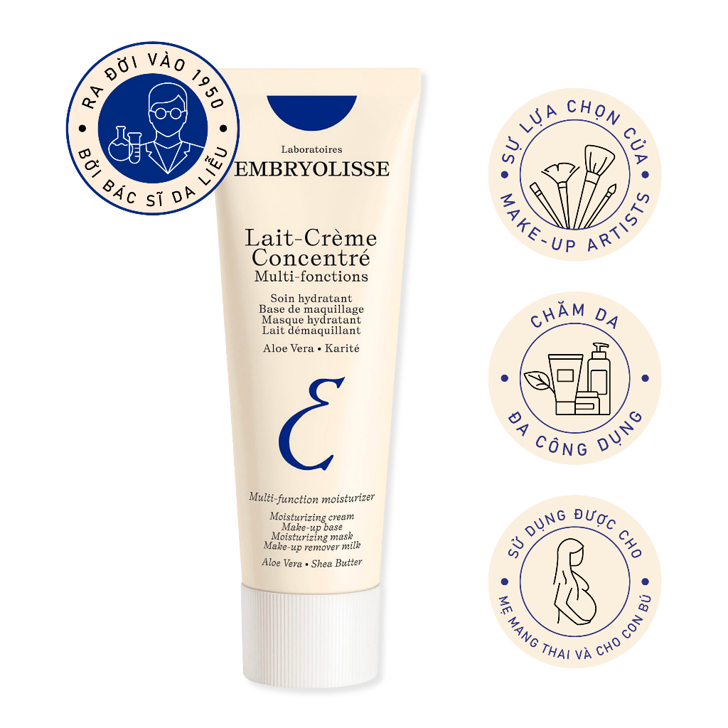 Ảnh [Livestream SSSS x EMB] Kem Dưỡng Ẩm Phục Hồi Embryolisse Lait Creme Concentre 30ml 3