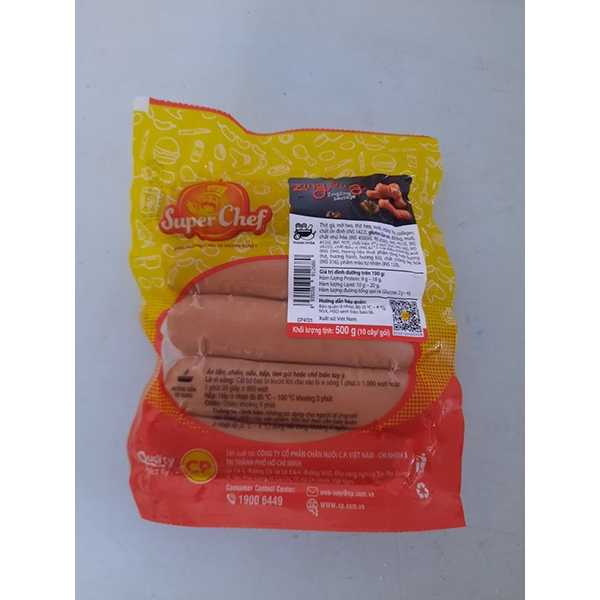 500gr xúc xích superchef CP thơm ngon