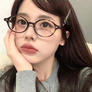 Gọng Kiếng Cận Nữ ALOLA Kính Tròn Nhựa Chống Ánh Sáng Xanh Tia UV Đổi Màu Khi Ra Nắng