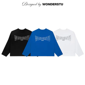 ÁO THUN TAY DÀI FORM BOXY "CLASSIC LOGO LONG SLEEVE" WONDERSTU - UNISEX COTTON 260GSM
