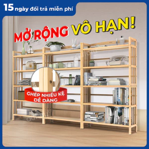 Kệ Gỗ Trưng Bày, Kệ Decor AUTORU HOME Chịu Lực Lên Đến 200KG, Có Thể Ghép Nhiều Kệ, Tùy Chỉnh Được Chiều Cao Tầng