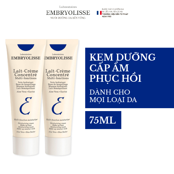 Ảnh Combo 2 Kem Dưỡng Ẩm Phục Hồi Embryolisse Lait Creme Concentre 75ml 2