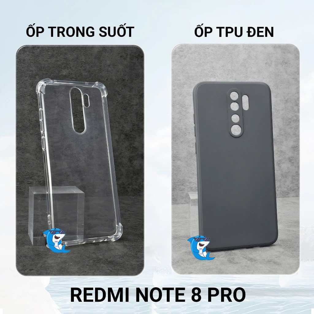 Ốp lưng Redmi Note 8 / 8 Pro nhựa silicon trong suốt dẻo cao cấp chống sốc va đập bảo vệ điện thoại