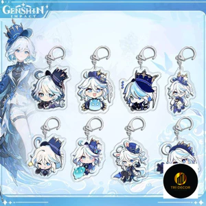 Móc khóa FURINA GENSHIN IMPACT game quà tặng chibi mica anime xinh xắn arcylic dễ thương