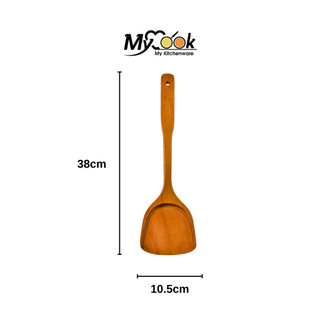 Xẻng gỗ cán dài chiên xào, Sạn gỗ Bằng To MYCOOK