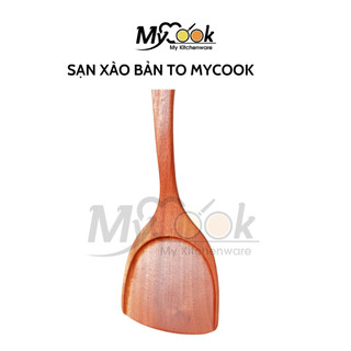 Xẻng gỗ cán dài chiên xào, Sạn gỗ Bằng To MYCOOK