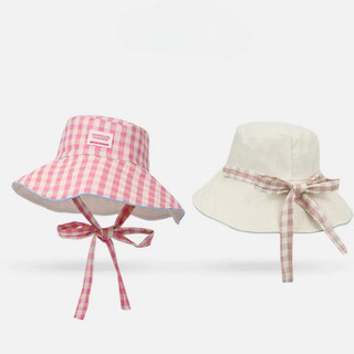 Mũ Bucket Rộng Vành 2 Mặt - Họa Tiết Caro- Trơn Màu Pastel, Mũ Tai Bèo Chống Nắng Dây Nơ Đi Chơi, Đi Biển - Kho Sỉ Alulu