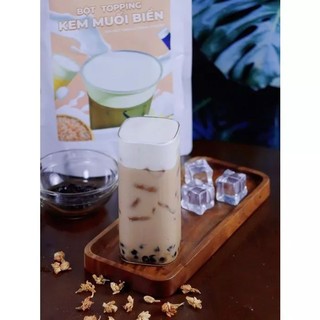 BỘT KEM MUỐI BKB 500GR làm kem muối thơm ngon, sánh mịn, kết hợp cà phê- trà sữa