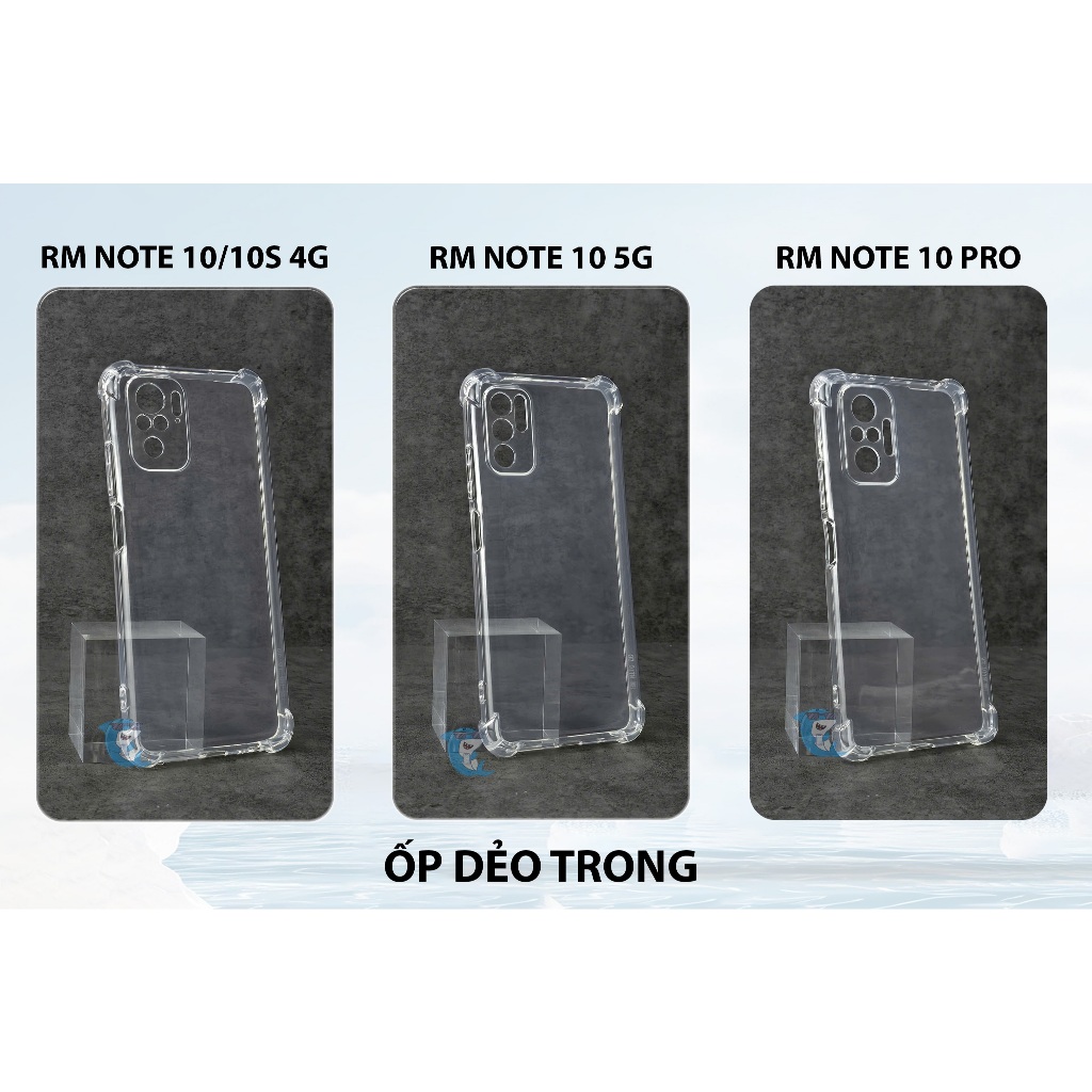 Ốp lưng Redmi Note 10 4G, Note 10 Pro 4G 5G silicon trong suốt dẻo cao cấp chống sốc bảo vệ cam