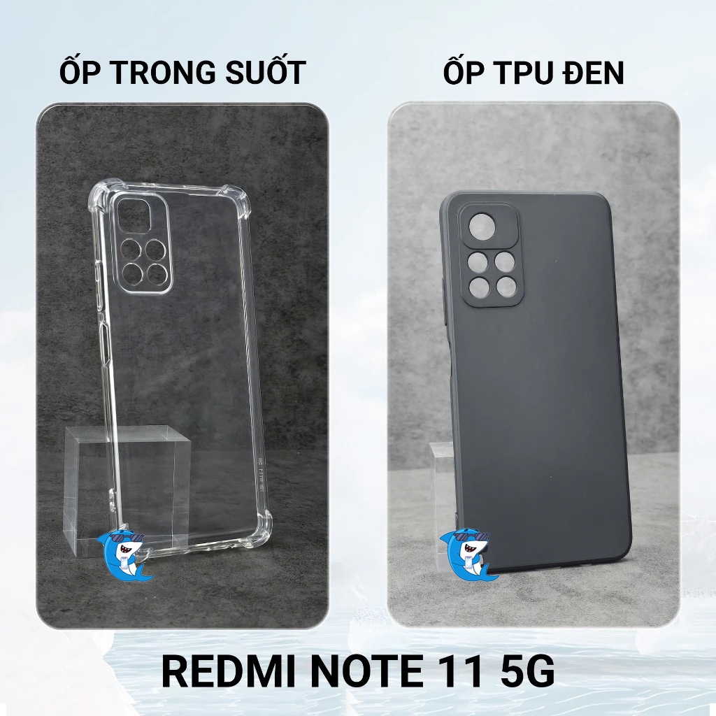Ốp lưng Redmi Note 11 / 11S / 11 Pro 4G 5G silicon trong suốt dẻo cao cấp chống sốc bảo vệ cam