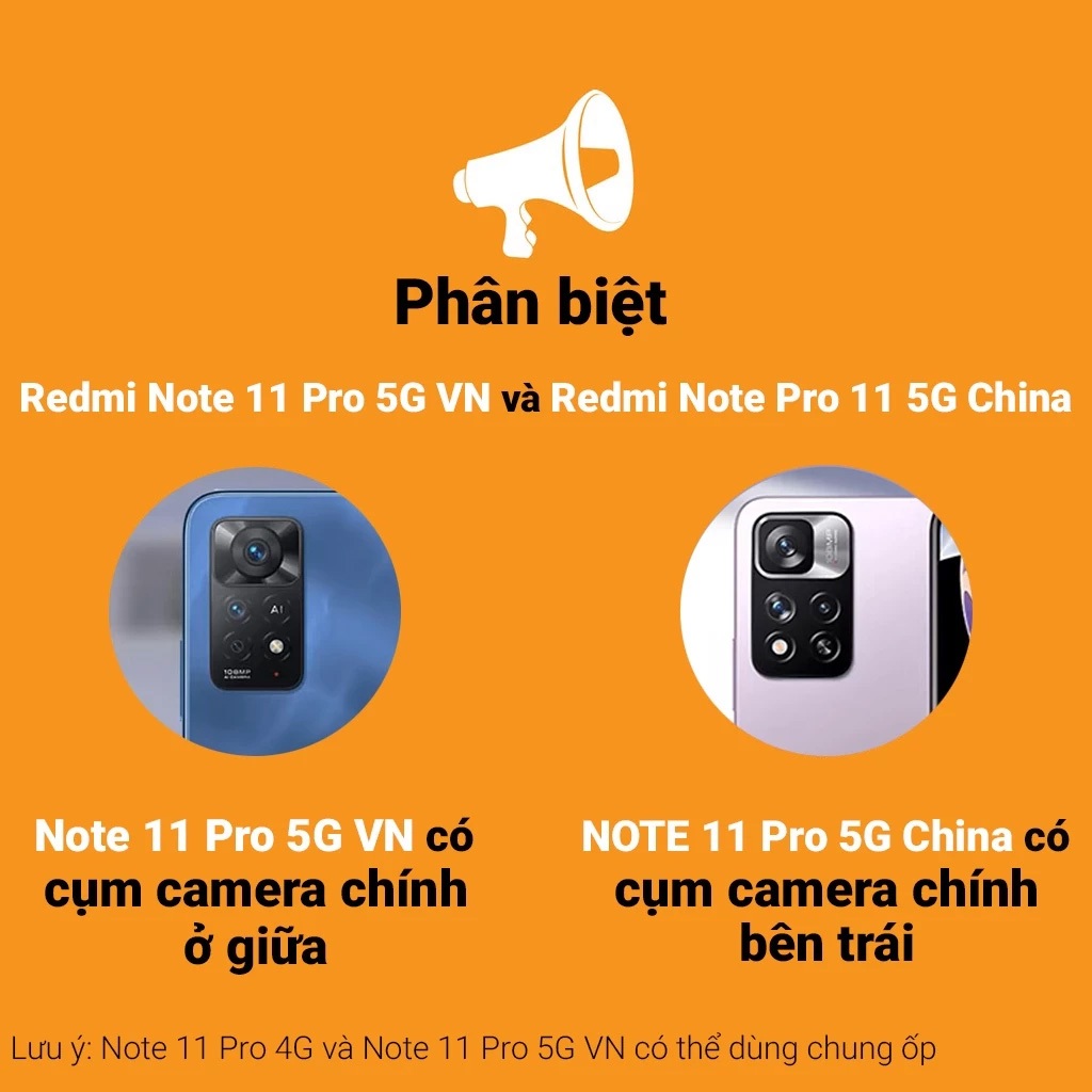 Ốp lưng Redmi Note 11 / 11S / 11 Pro 4G 5G silicon trong suốt dẻo cao cấp chống sốc bảo vệ cam
