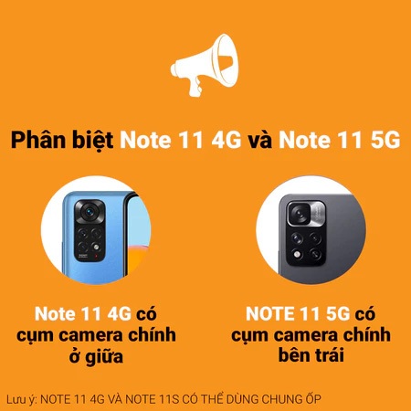 Ốp lưng Redmi Note 11 / 11S / 11 Pro 4G 5G silicon trong suốt dẻo cao cấp chống sốc bảo vệ cam