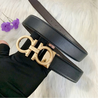 Thắt lưng nam dây nịt công sở bản 32mm mặt chữ a siêu hot GN
