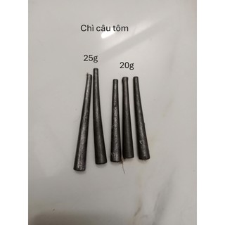 Chì xuyên tâm 10,15,20,30,40,50,60,80,100,120,150,200g