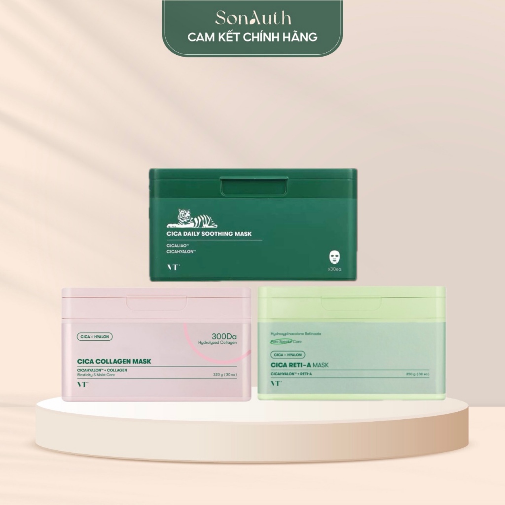 Hộp mặt nạ VT Mask 320g (30 miếng) (Nhập khẩu chính hãng) | Shopee Việt Nam