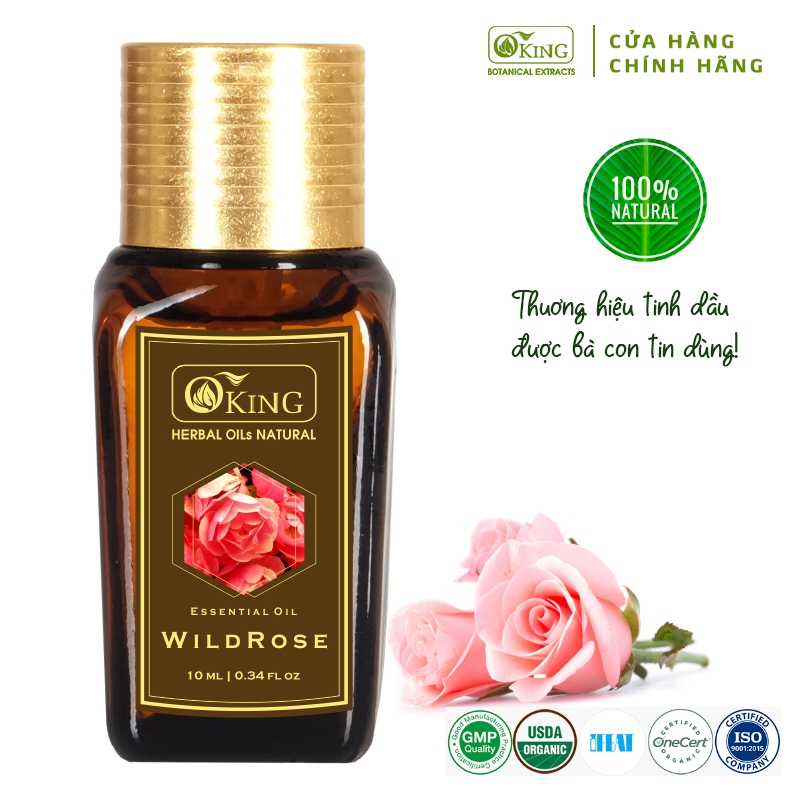 Tinh dầu hoa Hồng nguyên chất (Rose) xông phòng | Oking Việt Nam
