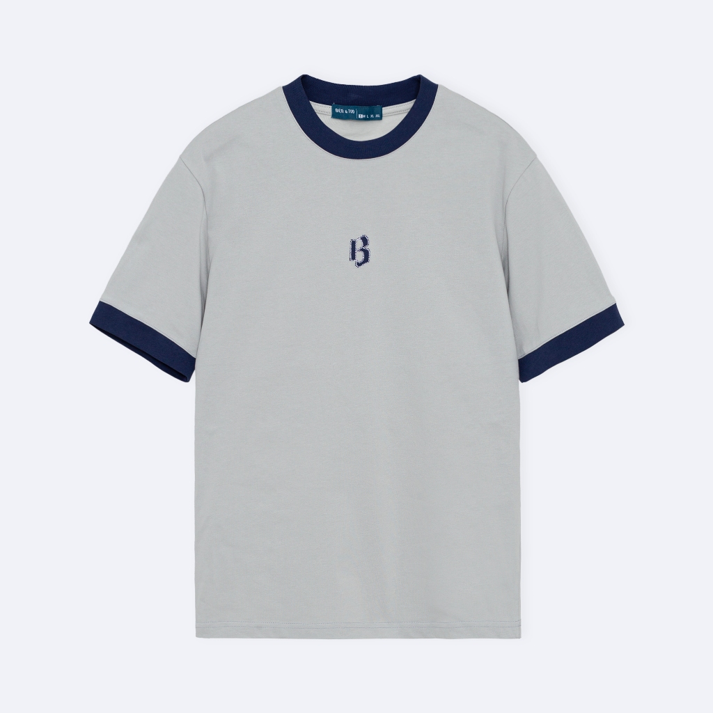 [Sale] Áo thun nam Ben & Tod R1210 BD201 chất cotton hoạ tiết phối cổ đứng form Regular | BigBuy360 - bigbuy360.vn