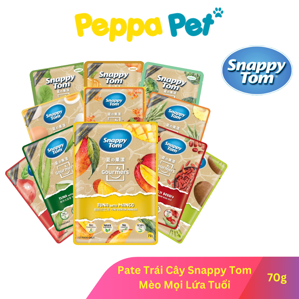 Pate Mèo - Pate Snappy Tom Trái Cây Cho Mèo (70g) | Shopee Việt Nam