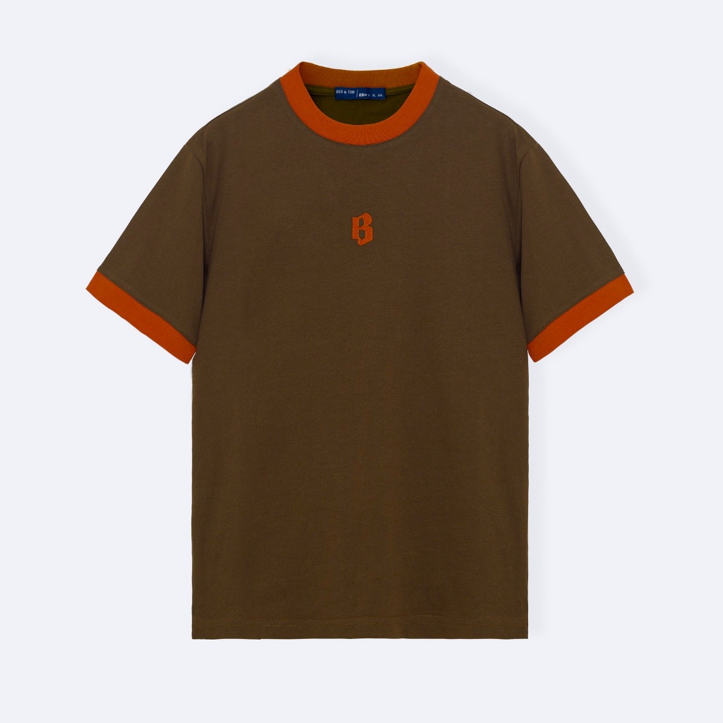 [Sale] Áo thun nam Ben & Tod R1210 BD201 chất cotton hoạ tiết phối cổ đứng form Regular | BigBuy360 - bigbuy360.vn